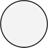 vidaXL Wandspiegel rond Ø30 cm zwart