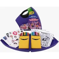 Crayola K-Pop Demon Hunters Art Case – Kleur- en Stickerkit met 40+ stuks, Creatief Cadeau voor Kinderen en Tieners, Reisactiviteit, 8+ jaar
