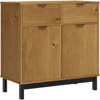 vidaXL Dressoir FLAM, 80x40x80 cm, massief grenenhout