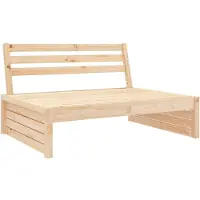 vidaXL Tuinmiddenbank 120x80 cm massief grenenhout