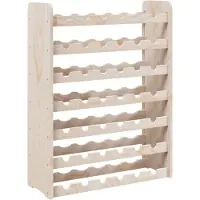 vidaXL Wijnrek 67,5x25x87 cm massief grenenhout