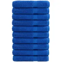 vidaXL Saunadoeken SOLUND 10 st 600 g/m² 80x200 cm blauw