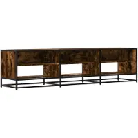 vidaXL Tv-meubel 180x40x46 cm bewerkt hout gerookt eikenkleurig