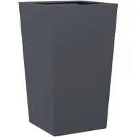 vidaXL Plantenbak 45x45x75 cm staal antracietkleurig
