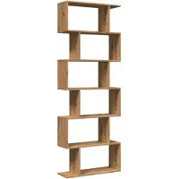 vidaXL Kamerscherm / boekenkast 6-laags 70x24x193 cm hout artisanaal