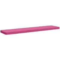 vidaXL 1-delig Bankkussen VUGHT 100% Polyester Roze 200 x 40 x 5 cm