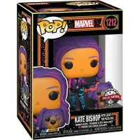 Funko POP! Pop Marvel: Kate Bishop With Lucky Black Light