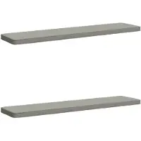 vidaXL 2-delige Bankkussens VUGHT 2 st 100% Polyester Grijs