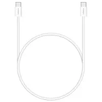 IMoshion Braided USB-C naar USB-C kabel 60W - 1 meter - Wit