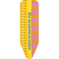 Brabantia Strijkplankhoes B - 124 x 38 cm - Toplaag - Yinka Ilori