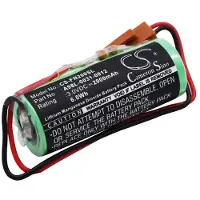 123accu GE A02B-0200-K102 / A98L-0031-0012 accu (3V, 2000 mAh, Li-MnO2, huismerk)