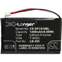 123accu Safescan LB-205 / 131-0477 accu (1200 mAh, huismerk)