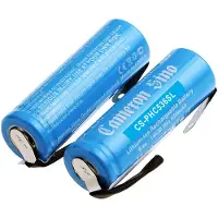 123accu Philips 1607420908993 / 14430 accu (2 stuks, 3.7 V, 650 mAh, huismerk)