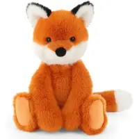 Keel Toys pluche Vos - knuffeldier - rood - zittend - 20 cm - knuffel vos