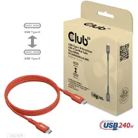 Club 3D CAC-1511 USB-C-kabel USB 2.0 USB-C stekker 1.00 m Oranje