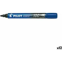 Pilot Viltstift pilot sca-100 rond f blauw | 12 stuks