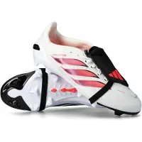 Adidas Predator League FT Gras Voetbalschoenen (FG) Kids Wit Zwart Roze