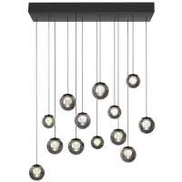 Paul Neuhaus 13-lichts hanglamp Pure Popup mystic grey