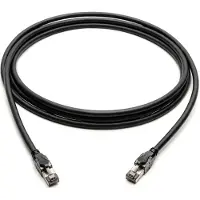 Digitus CAT 8.1 S-FTP patchkabel, koper, LSZH, 1 meter, Cat8.1, S/FTP (S-STP), RJ-45, RJ-45, zwart