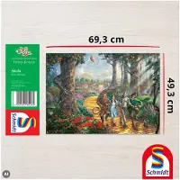 Schmidt Warner - Wizard of Oz, Follow The YELLOW BRICK ROAD, 1000 stukjes - Puzzel