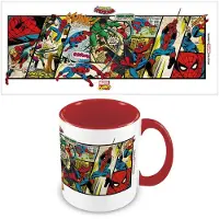 Pyramid MARVEL COMICS (SPIDER-MAN PANELS) COLOURED INNER MUG