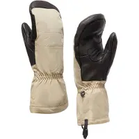 Mammut - Skihandschoenen - Stoney HS Thermo Mitten Sablun voor Unisex van Gerecycled Polyester - Maat 9 - Beige