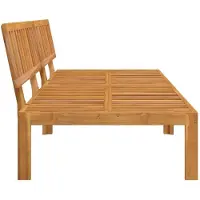 vidaXL Tuinmiddenbanken 2 st pallet massief acaciahout