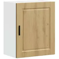 vidaXL Keukenbovenkast Porto bewerkt hout artisanaal eikenkleur