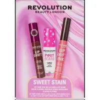 Revolution Sweet Stain Lip Trio Gezichtsmake-up set 1 st