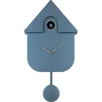 Karlsson Klok Modern Cuckoo ABS Metallic Dark Blue