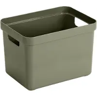 Sunware Sigma Home opbergbox 18L - 35x24.6x24.3 cm - Donkergroen