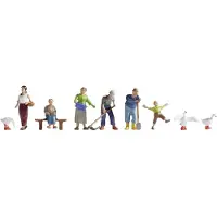 Noch 9 figurines dagriculteurs 36629