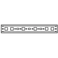 Striebel & John ED1P30 1988782 DIN-rail Staal 244 mm 30 stuk(s)