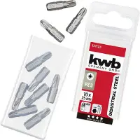 Kwb 121123 Kruis-bit Aandrijving: 1/4 (6,3 mm) Uitvoering: Kruiskop Pozidriv PZ 3 25 mm