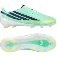 Adidas F50 Hyperfast Elite Gras Voetbalschoenen (FG) Kids Mintgroen Zwart Wit