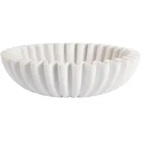 PT Living Decoratieve Schaal Wave Medium White