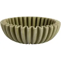 PT Living Decoratieve Schaal Wave Medium Dark Green