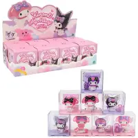 Hello Kitty Minibox Kuromi & My Melody Love Story Figure Roze