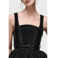 Killstar - Gothic Riem - Shadow Serenade Corset Belt - voor Vrouwen - zwart - Maat M-L