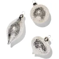 HEMA Kerstballen Glas Zilver - 3 Stuks