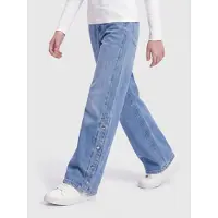 Kids Only KIDS GIRL KOGHOPE wide leg jeans - lichtblauw Meisjes Denim Effen - maat 134
