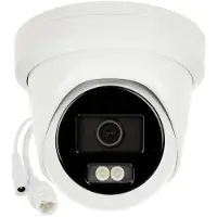 Hikvision DS-2CD2343G2-LI2U, 4MP Turret, Smart Hybrid Light, AcuSense, PoE, Micro SD slot, Microfoon