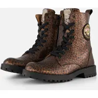 Develab Panterprint Veterboots bruin Leer Maat 28