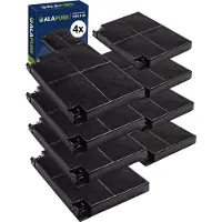 Alapure 4x 140 Koolstoffilter voor MCFE05 / 9029800498 / 9188065385 / 640550 / 9029793552