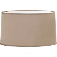 Astro , ovale schermafwerking, conisch, zijde, kleur: Oyster