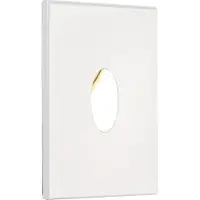 Astro LED wandlamp, 1W. Binnen- en buitenwandlamp, wit. Inbouwspot. Verlichting, lamp