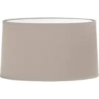 Astro , ovale lampenkap, conisch, van polykatoen, kleur: putty