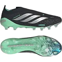 Adidas Predator Elite Veterloze Kunstgras Voetbalschoenen (AG) Zwart Zilver Mintgroen