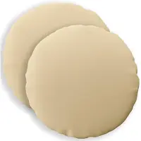 vidaXL Kussensloop 2 st HEERLEN Beige Diam. 40 cm Polyester