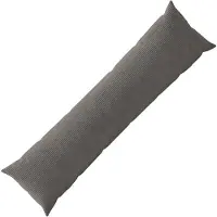 vidaXL Kussensloop HEERLEN Donkergrijs 40 x 145 cm corduroy